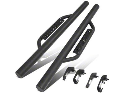 3-Inch Nerf Side Step Bars; Black (07-19 Sierra 3500 HD Regular Cab)