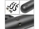 3-Inch Nerf Side Step Bars; Matte Black (07-19 Sierra 3500 HD Extended/Double Cab)
