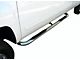 3-Inch Round Side Step Bars; Stainless Steel (07-19 Sierra 3500 HD Regular Cab)