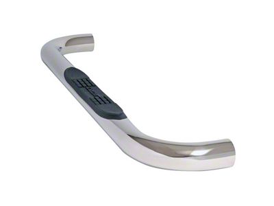 3-Inch Round Stainless Steel Nerf Side Step Bars (20-24 Sierra 3500 HD Regular Cab)