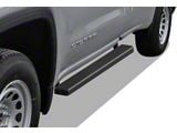 4-Inch iStep Running Boards; Black (20-25 Sierra 3500 HD Regular Cab)