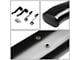 4-Inch Nerf Side Step Bars; Black (07-14 Sierra 3500 HD Regular Cab)