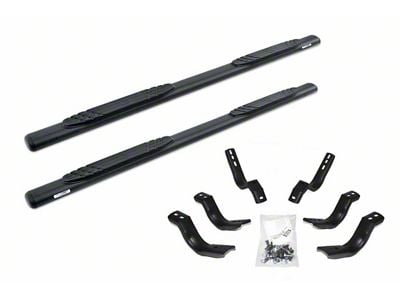 Go Rhino 4-Inch OE Xtreme Side Step Bars; Textured Black (15-19 6.6L Duramax Sierra 3500 HD Crew Cab)