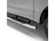 4-Inch Oval Side Step Bars; Stainless Steel (07-19 Sierra 3500 HD Crew Cab)