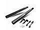 4-Inch Straight Nerf Side Step Bars; Black (07-14 Sierra 3500 HD Regular Cab)