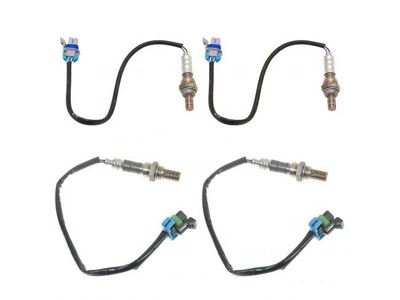 4-Piece O2 Oxygen Sensor Set (11-15 6.0L Sierra 3500 HD Cab & Chassis)