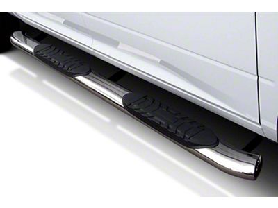 5-Inch Extreme Side Step Bars; Stainless Steel (07-19 Sierra 3500 HD Extended/Double Cab)