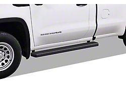 5-Inch iStep Running Boards; Black (20-24 Sierra 3500 HD Regular Cab)