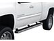 5-Inch iStep Running Boards; Hairline Silver (07-14 Sierra 3500 HD Extended Cab)