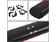 5-Inch Running Boards; Black and Red (20-24 Sierra 3500 HD Crew Cab)