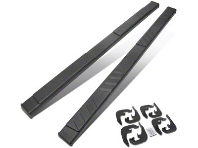 5-Inch Running Boards; Black (20-25 Sierra 3500 HD Crew Cab)