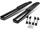 5-Inch Straight Nerf Side Step Bars; Black (07-14 Sierra 3500 HD Regular Cab)