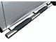 5-Inch Straight Oval Side Step Bars; Stainless Steel (07-19 Sierra 3500 HD Regular Cab)