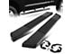 5-Inch Wide Flat Running Boards; Black (07-19 Sierra 3500 HD Regular Cab)