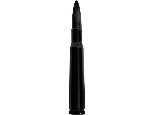 50 Cal Bullet Antenna; 5-Inch; Black (Universal; Some Adaptation May Be Required)