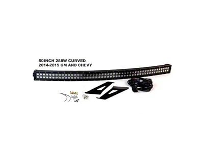 50-Inch Complete LED Light Bar with Roof Mounting Brackets (15-19 Sierra 3500 HD)