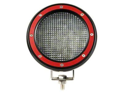 5.30-Inch Red Round LED Light Kit; Spot/Flood Combo Beam (Universal; Some Adaptation May Be Required)