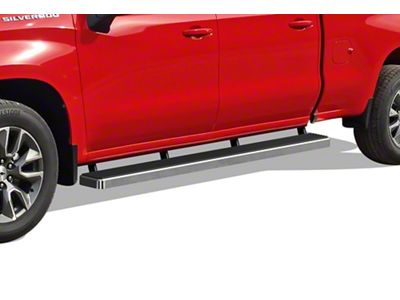 6-Inch iStep Running Boards; Hairline Silver (20-25 Sierra 3500 HD Crew Cab)