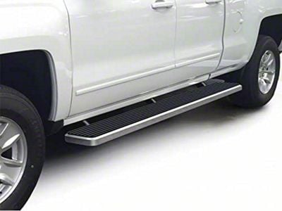 6-Inch iStep Running Boards; Hairline Silver (07-14 Sierra 3500 HD Crew Cab)