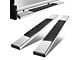 6-Inch Wide Flat Running Boards; Polished (20-25 Sierra 3500 HD Regular Cab)