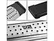 6.50-Inch Flat Step Bar Running Boards; Black (20-24 Sierra 3500 HD Crew Cab)