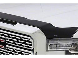 Aeroskin Hood Protector; Matte Black (20-24 Sierra 3500 HD)