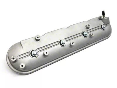 Aluminum Valve Cover; Driver Side; Raw (09-19 6.0L Sierra 3500 HD)