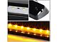 Amber LED Roof Cab Lights; Black (07-13 Sierra 3500 HD)