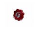 Billet Oil Cap; Red (07-16 6.6L Duramax Sierra 3500 HD)