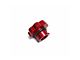 Billet Oil Cap; Red (07-16 6.6L Duramax Sierra 3500 HD)