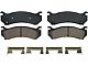 Ceramic Brake Pads; Rear Pair (07-10 Sierra 3500 HD SRW)