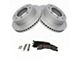 Ceramic Performance Brake Rotor and Pad Kit; Front (11-19 Sierra 3500 HD SRW)