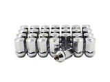 Chrome OEM Style Lug Nut Kit; 14mm x 1.5; Set of 32 (07-24 Sierra 3500 HD SRW)