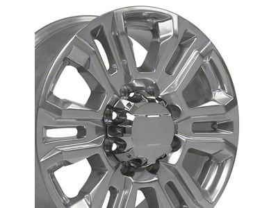 CV70A Polished 8-Lug Wheel; 20x8.5; 12mm Offset (07-10 Sierra 3500 HD SRW)