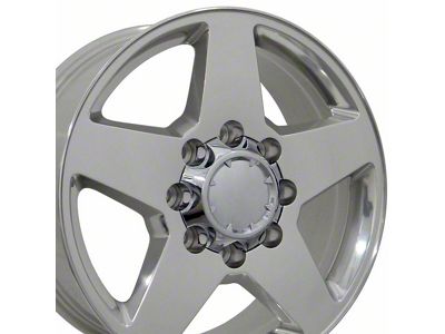 CV91A Polished 8-Lug Wheel; 20x8.5; 12mm Offset (07-10 Sierra 3500 HD SRW)