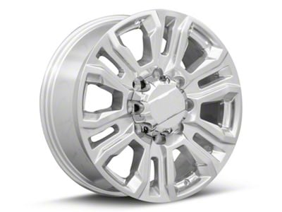 Denali Style Polished 8-Lug Wheel; 20x8.5; 47mm Offset (20-25 Sierra 3500 HD SRW)