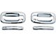 Door Handle Covers; Chrome (07-14 Sierra 3500 HD Regular Cab)