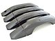 Chrome Delete Door Handle Covers; Gloss Black (20-24 Sierra 3500 HD)