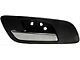 Interior Door Handle; Front Left; Ebony with Chrome; Plastic; Without Heated Seats and Memory (07-14 Sierra 3500 HD)