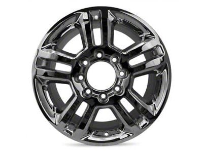 Double 5-Spoke Chrome 8-Lug Wheel; 20x8.5; 44mm Offset (20-24 Sierra 3500 HD SRW)