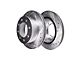 Drilled and Slotted 8-Lug Brake Rotor and Pad Kit; Front and Rear (07-10 Sierra 3500 HD SRW)