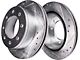 Drilled and Slotted 8-Lug Rotors; Rear Pair (07-10 Sierra 3500 HD SRW)