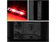 Dual C-Bar LED Tail Lights; Black Housing; Smoked Lens (07-14 Sierra 3500 HD SRW)