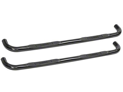 E-Series 3-Inch Nerf Side Step Bars; Black (15-19 Sierra 3500 HD Double Cab)