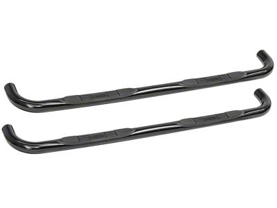 E-Series 3-Inch Nerf Side Step Bars; Black (15-19 Sierra 3500 HD Crew Cab)