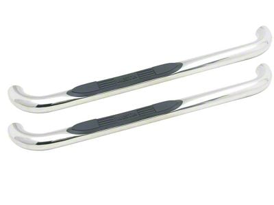 E-Series 3-Inch Nerf Side Step Bars; Stainless Steel (15-19 Sierra 3500 HD Regular Cab)