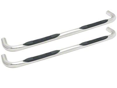 E-Series 3-Inch Nerf Side Step Bars; Stainless Steel (15-19 Sierra 3500 HD Double Cab)