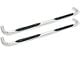 E-Series 3-Inch Nerf Side Step Bars; Stainless Steel (15-19 Sierra 3500 HD Double Cab)