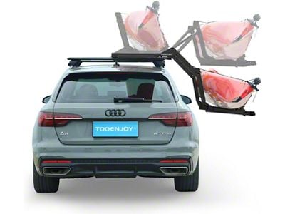 Elevate Universal Lift Assist Roof Rack; Black (Universal; Some Adaptation May Be Required)