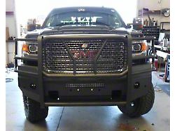 Elevation Front Bumper; Fine Textured Black (15-19 Sierra 3500 HD)